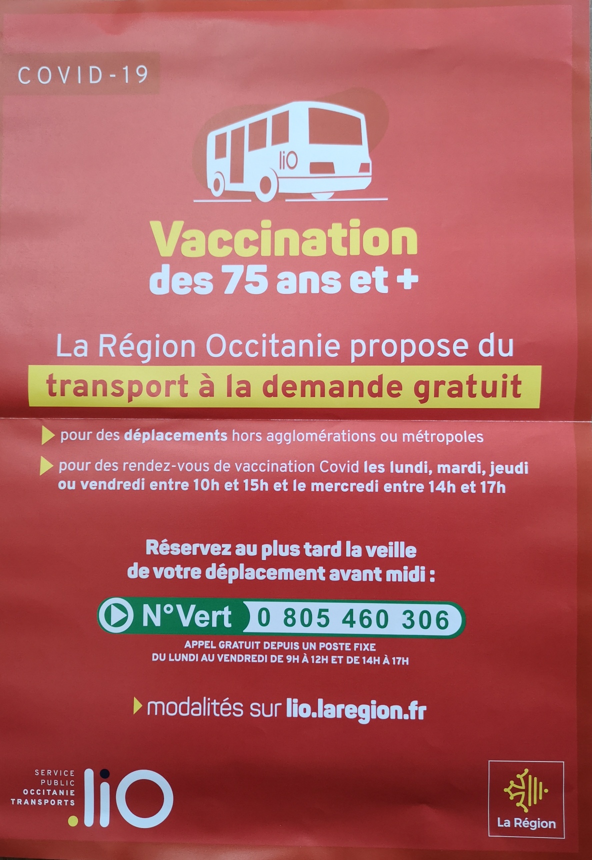 Aide au transport pour la vaccination Covid