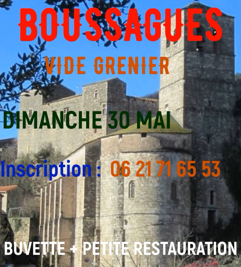 Vide Grenier à BOUSSAGUES