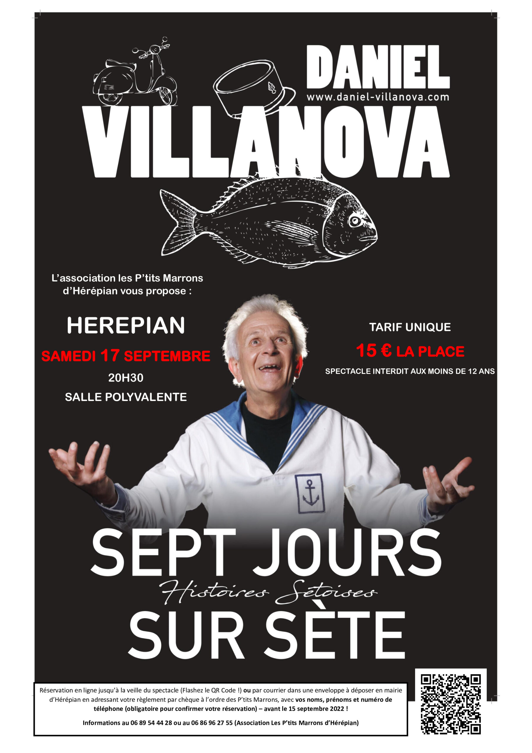 « Sept jours sur Sète »:  spectacle à Hérépian