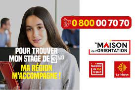 La Région aide les jeunes de 3ème à trouver un stage!